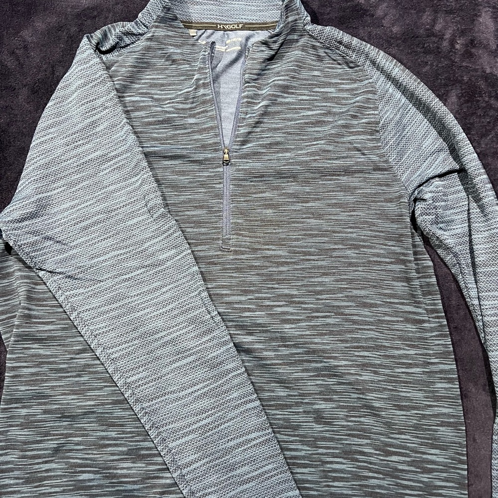 Under Armour Golf- Men's Blue/Black Quarter-Zip